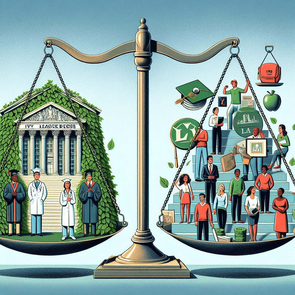 Licenciatura: Ivy League vs. Pública – Comparación de Costos.