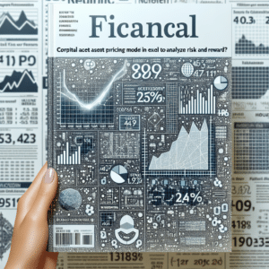 Descubre cómo calcular el rendimiento esperado de una acción con el modelo CAPM y Excel. Optimiza tu inversión analizando eficientemente el riesgo y la recompensa.