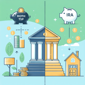 Guía completa sobre Roth TSP y Roth IRA para empleados federales y militares en EE. UU. Descubre diferencias, beneficios y cómo elegir sabiamente para tu retiro.