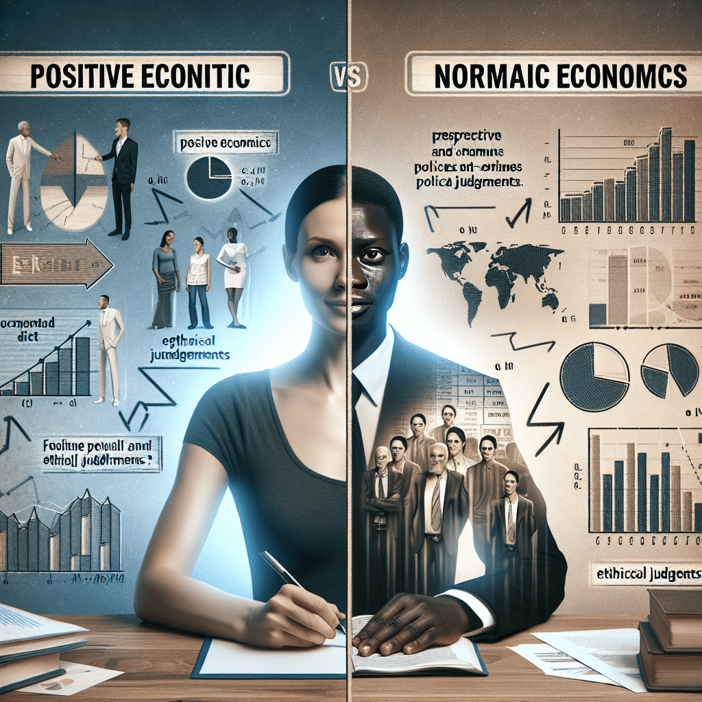 En finanzas, es clave entender la diferencia entre economía positiva y normativa. Una analiza hechos, la otra valores y equidad económica. Juntas informan políticas públicas efectivas.