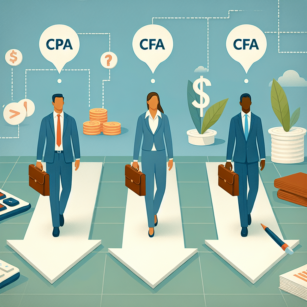 Descubre las diferencias entre CPA, CFA y CFP para impulsar tu carrera en finanzas. Elige sabiamente según tus metas y ¡conquista el mundo financiero!