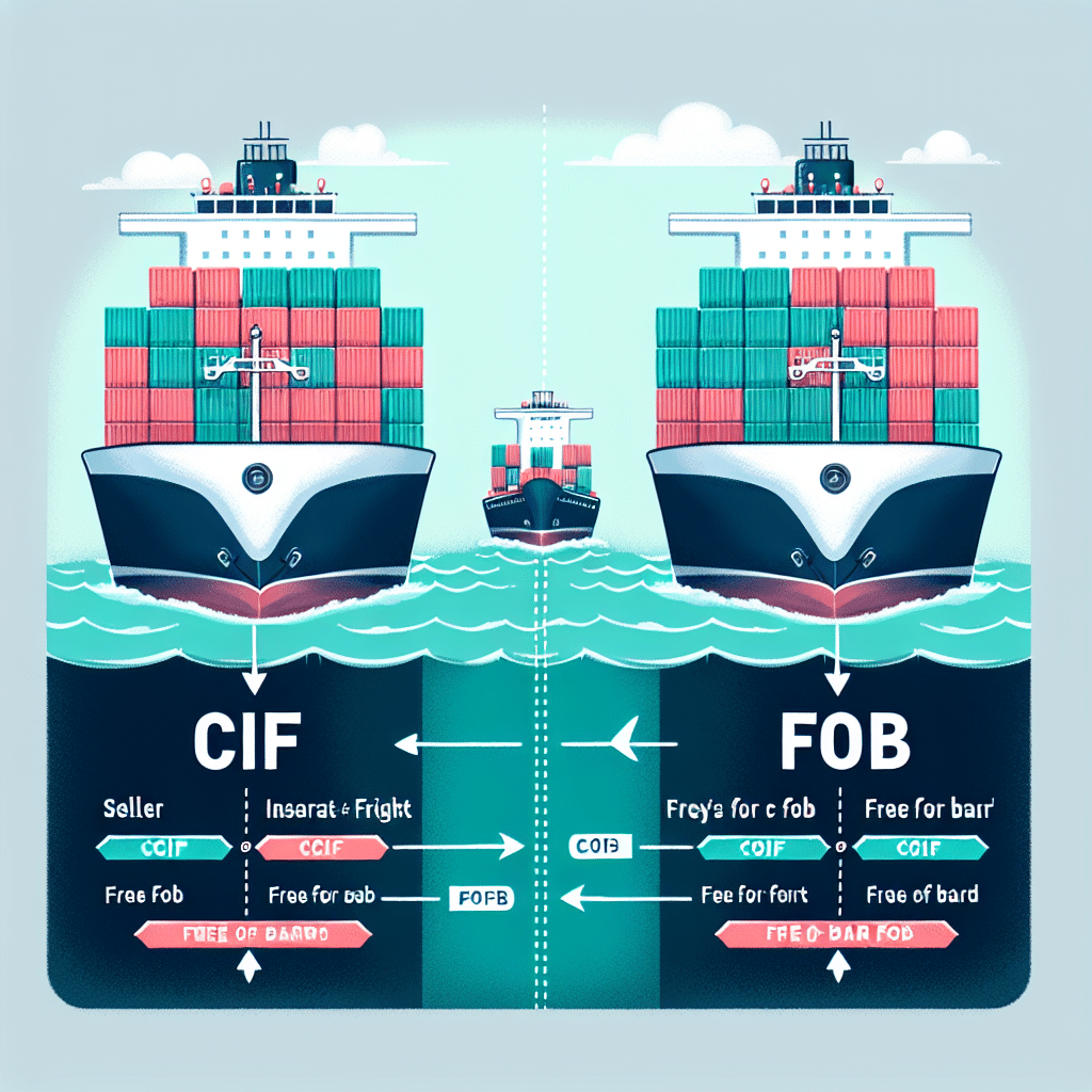 Costo, Seguro y Flete (CIF) vs. Libre a Bordo (FOB): Diferencias y elección. CIF ofrece comodidad, FOB más control y ahorros potenciales. Elige sabiamente.