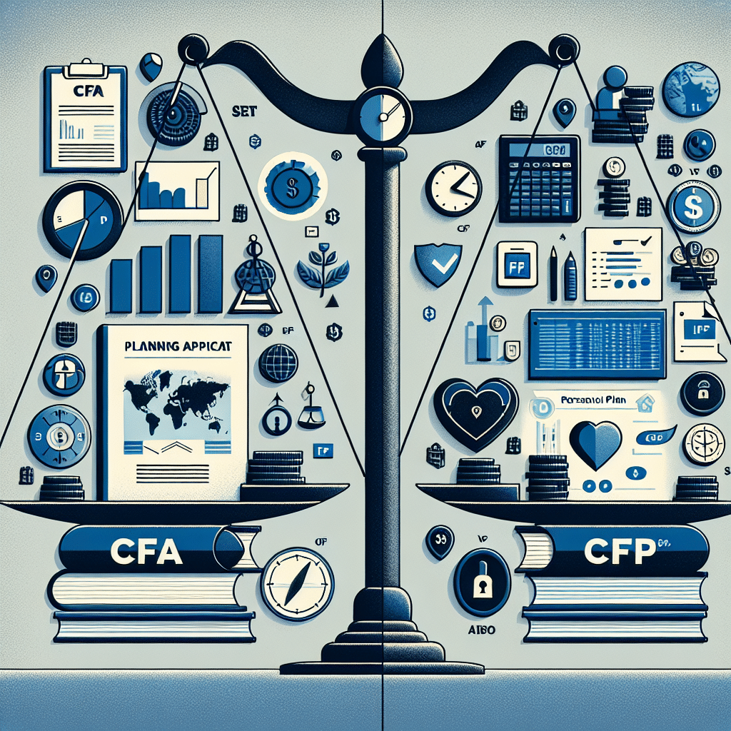 Diferencias clave entre CFA y CFP® en Finanzas Personales