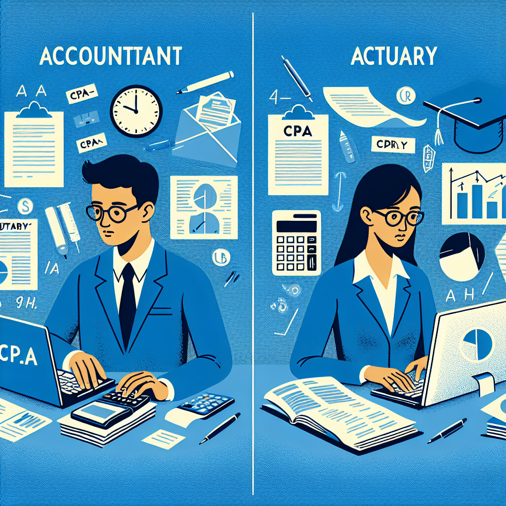 Diferencias clave entre Contadores y Actuarios.