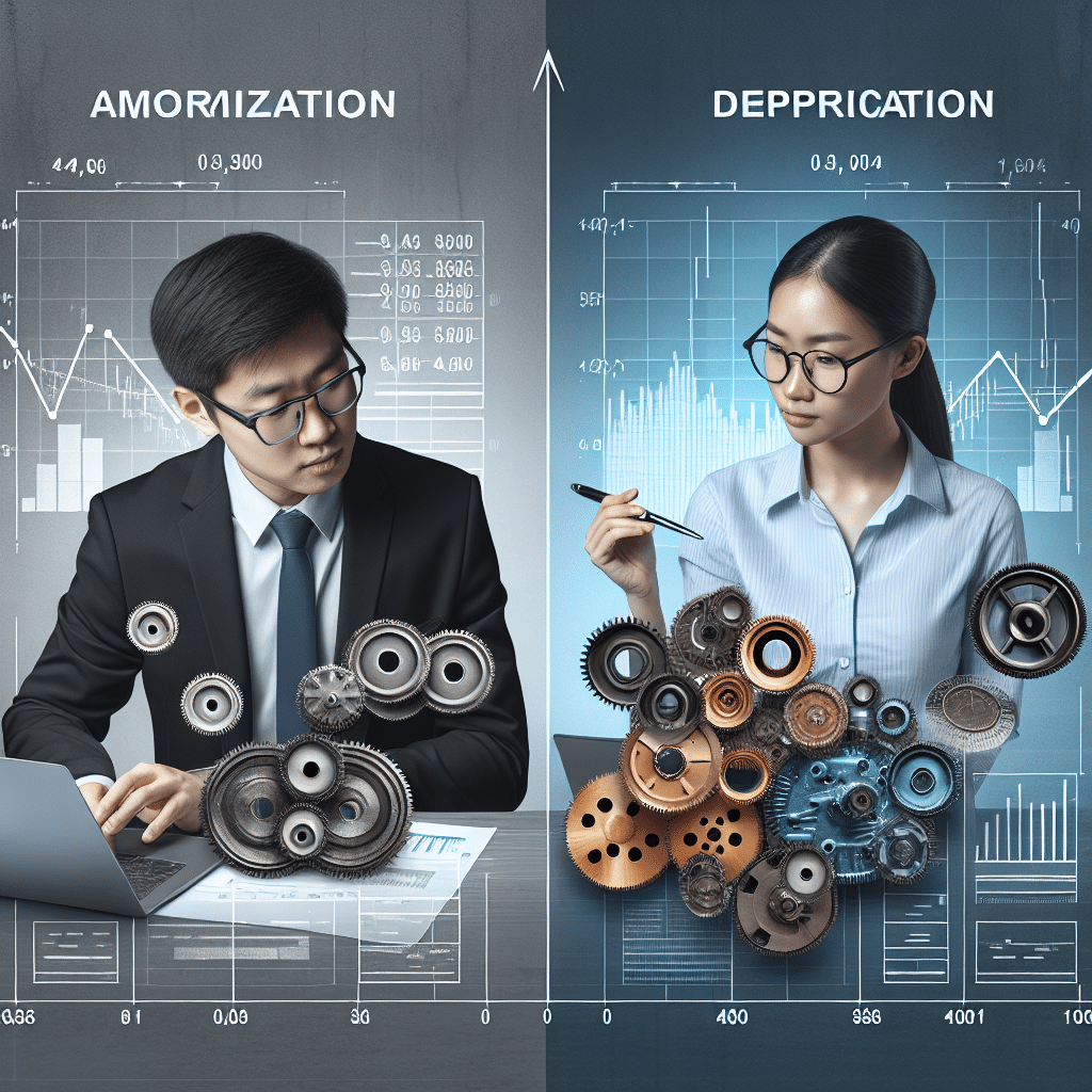 Diferencia entre Amortización y Depreciación: Claves para entender el valor de activos empresariales a lo largo del tiempo.