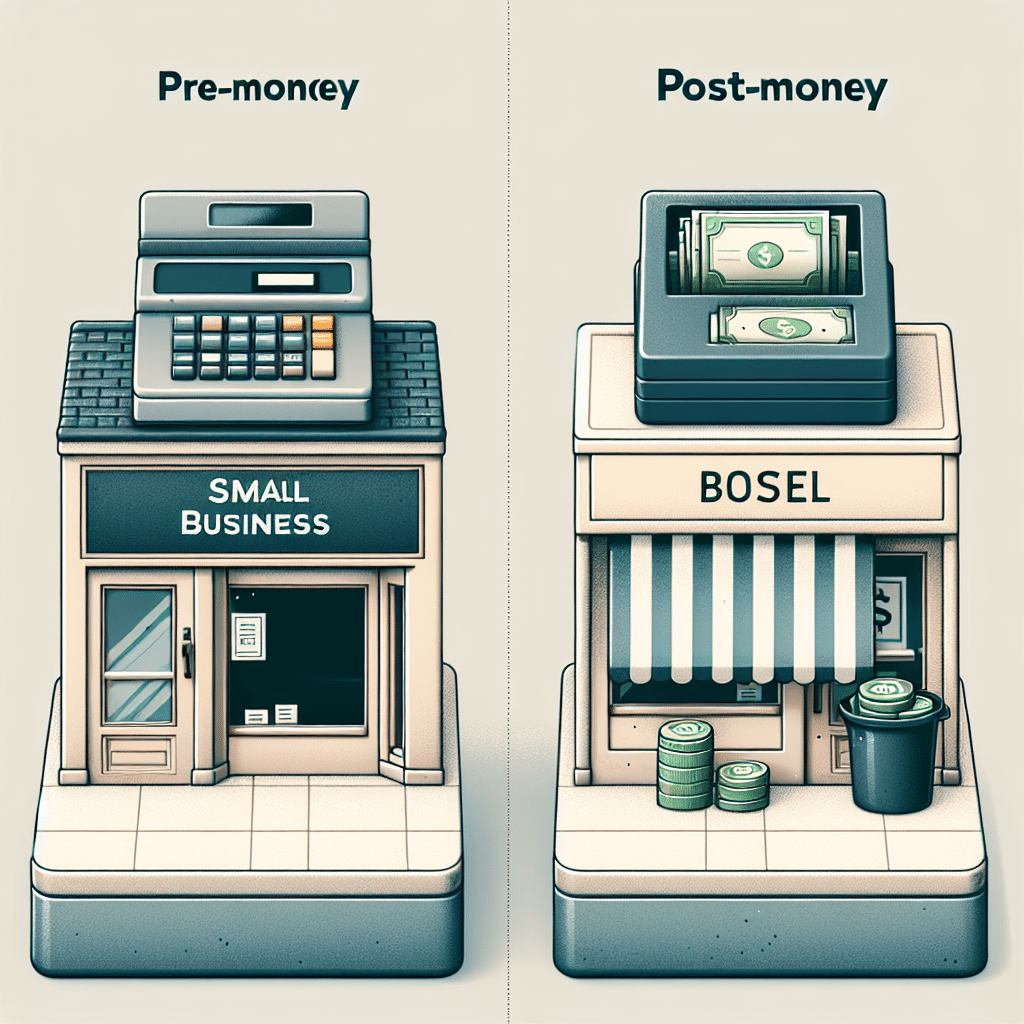 Diferencia crucial: pre-money antes de la inversión, post-money después. Valoraciones clave para inversores. Entiende su impacto en la propiedad y decisiones de inversión.