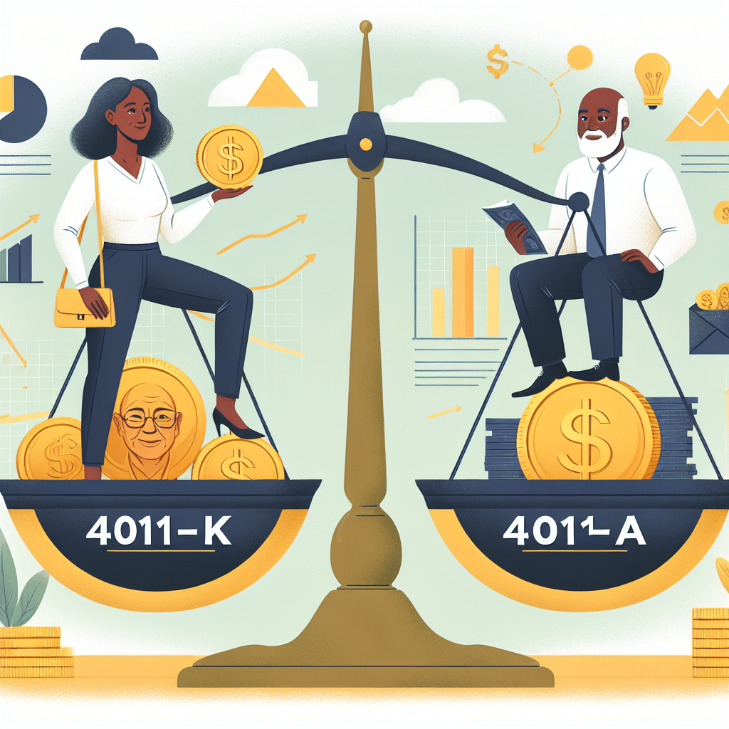 Diferencias clave entre planes 401(a) y 401(k) para jubilación.