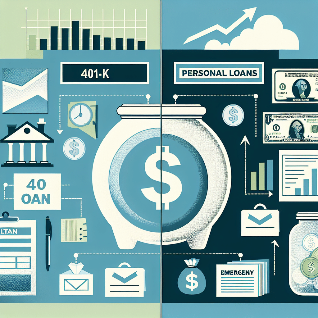 Préstamo 401(k) vs Préstamo Personal: Descubre cuál es mejor para ti, conozca pros y contras antes de pedir prestado. ¡Toma una decisión financiera informada!