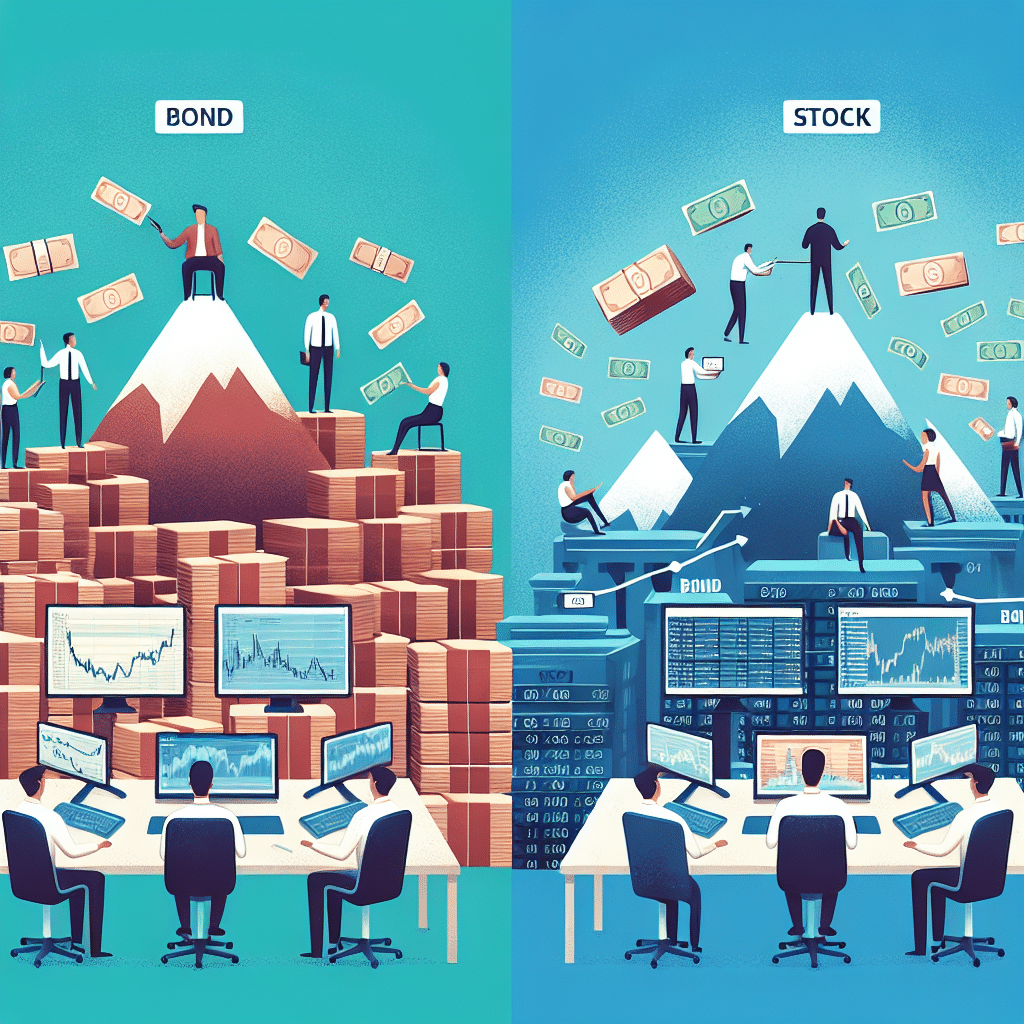 El mercado de bonos y el mercado de acciones tienen diferencias clave. Los bonos son deuda, las acciones representan propiedad. ¡Conoce más antes de invertir! ⚖📊